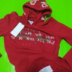 pink mens gucci hoodie